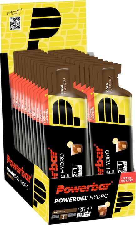 Produktbild Powerbar PowerGel Hydro (Koffein, Cola, 24 Stk., 1850 g)