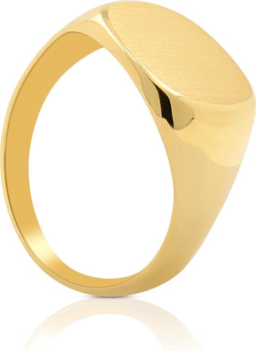 Muau Plattenring (54, 750/18 K Gold)