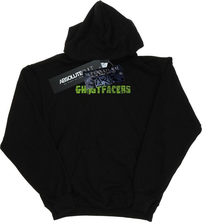 Actual product image Supernatural Womens/Ladies Ghostfacers Logo Hoodie (XXL)