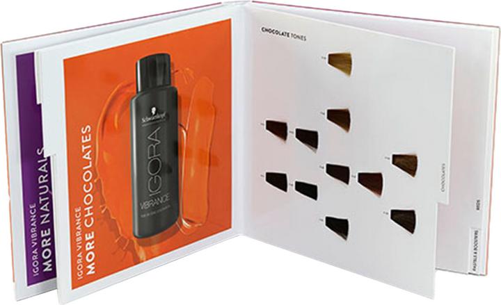 Actual product image Schwarzkopf Professional IGORA VIBRANCE Compact colour chart