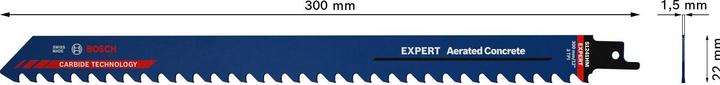 Image du produit Bosch Professional Zubehör Lame de scie sabre Expert 'Aerated Concrete' S 1241 HM, 1 pièce