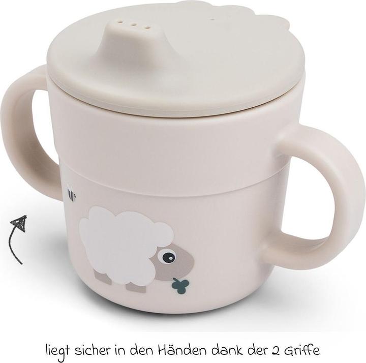 Actual product image Done by Deer Trinkbecher Small Farm Beige, 215 ml