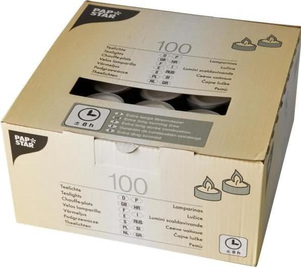 Actual product image Papstar Teelichter (100 pcs.)