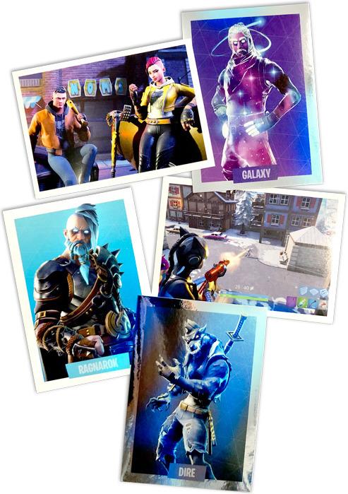Actual product image Panini Fortnite sticker collection