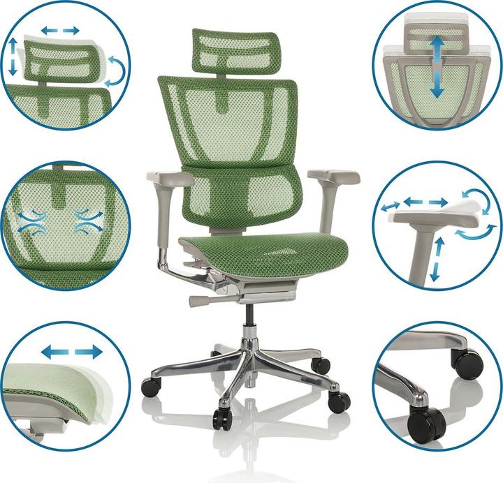 Actual product image Hjh Office Ergohuman Slim G Gen2