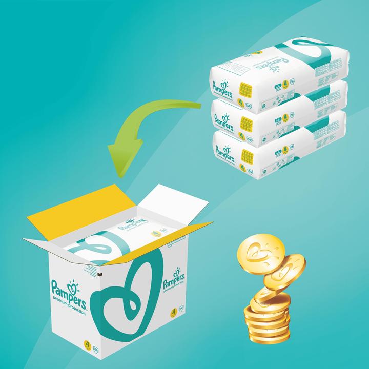 Image du produit Pampers Protection premium (Taille 4, Pack mensuel, 168 pièce(s))