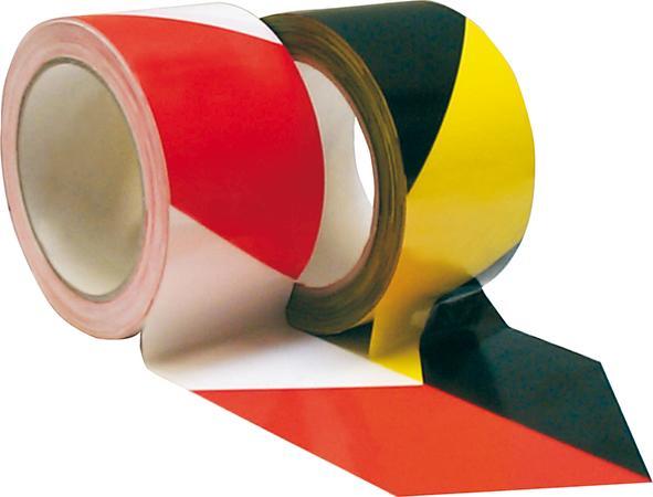 Produktbild IKS PVC-Warnband selbstklebend, 66 m x 60 mm, gelb/schwarz (60 mm)