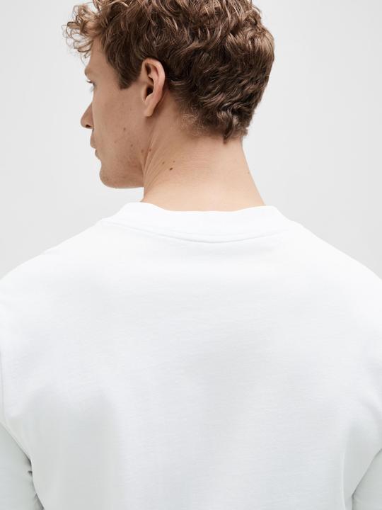 Image du produit Selected Homme T-shirt à col montant en coton bio (XL)