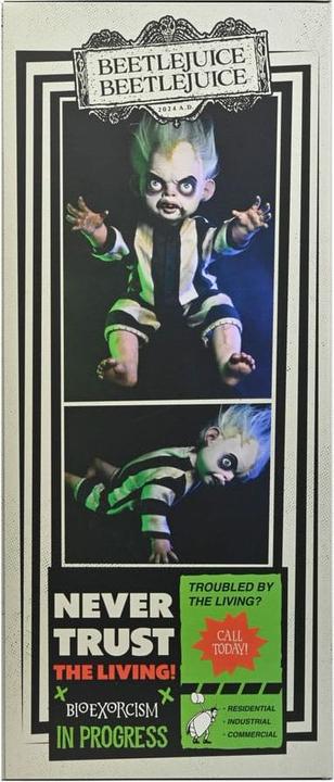 Actual product image Neca Beetlejuice Beetlejuice Prop Replica 1/1 Baby Beetlejuice Doll 49 cm