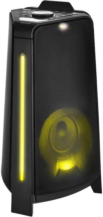 Actual product image Medion MD 43552 Party speaker black (4 h, Electrical connection, Rechargeable battery operated)