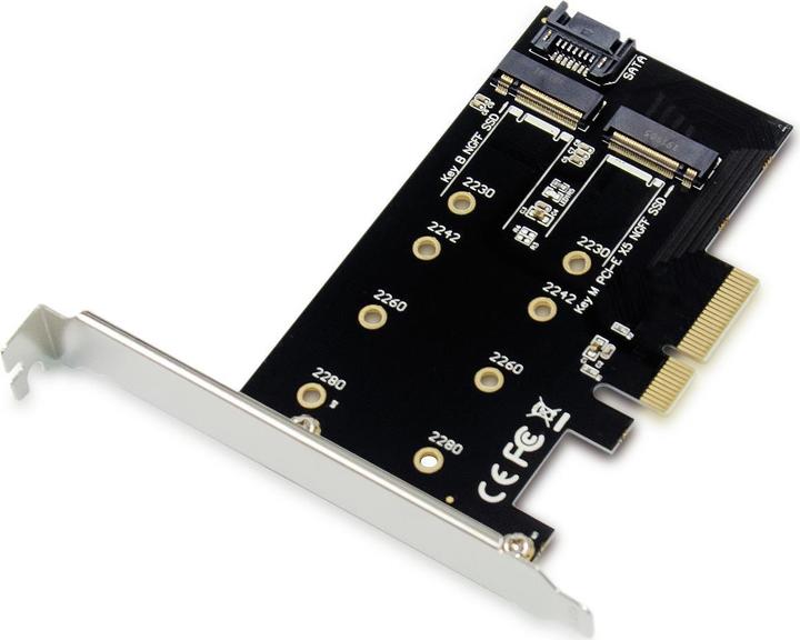 Actual product image Conceptronic EMRICK M.2 NVMe SSD PCIe Adapter