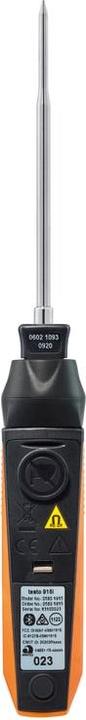 Productafbeelding Testo Temperatuursensor 20 tot +50 °C met Bluetooth® verbinding met telefoons, dompel- / inbrengsensor (Thermometer)