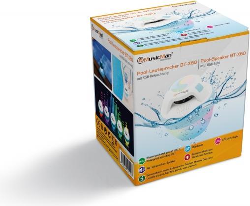 Actual product image Technaxx BT-X60 Waterproof Speaker (8 h, USB power delivery)