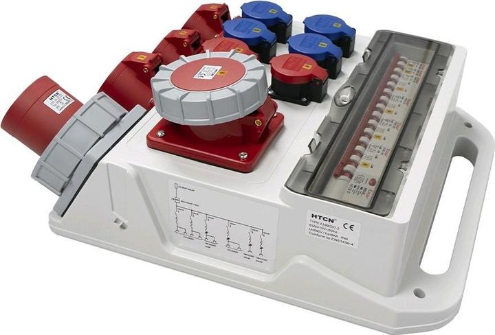 Produktbild Ekström Stromverteiler (6 x, CEE, Typ 25, Typ 23)