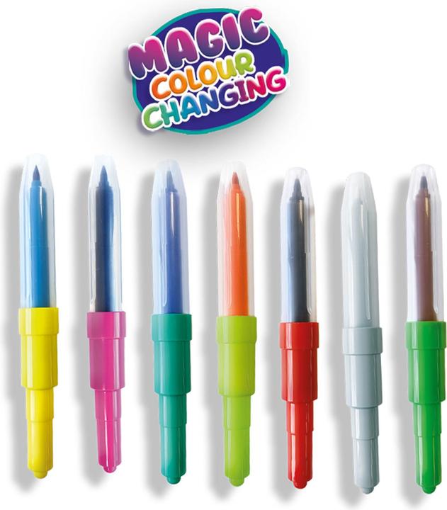 Actual product image Ses Creative Blow airbrush Pens - Magic colour change