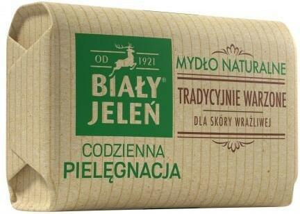 Produktbild Biały Jeleń White Deer Daily Care Natürliche traditionell gebraute Seife in Stangenverpackung 100g (Seifenlotion)