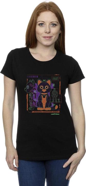 Actual product image Disney Womens/Ladies Lightyear Sox Technical Cotton T-Shirt (XXL)