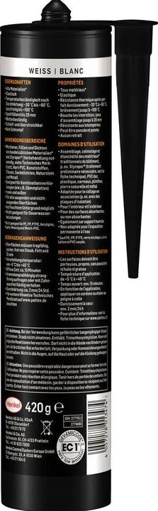 Actual product image Pattex Universal mounting adhesive Manufacturer's colour White PTRUN 420 g (420 g)