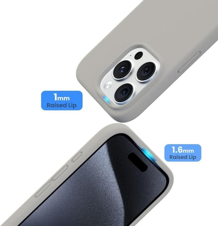 Actual product image Screenguard Apple iPhone 15 Pro Liquid Silicone Case Sleeve (Apple iPhone 15 Pro)