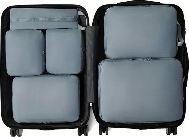 Only-Bags.Store 6pcs Kompression Packen Würfel Set - Travel Storage Bag Organizer für Gepäck - Polyester Material