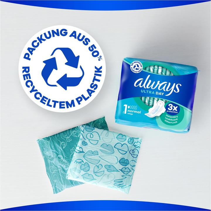 Image du produit Always Ultra jour normal (12 x, Tampons sanitaires)
