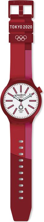 Image du produit Swatch Big Bold Kurenai Rouge (Montre analogique, 47 mm)
