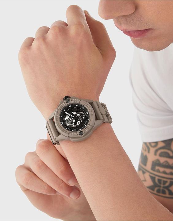 Actual product image Philipp Plein PWUBA0323 The $kull Ecoceramic (Analogue wristwatch, 44 mm)