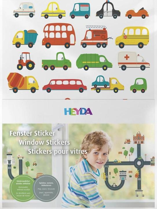 Actual product image Heyda Craft set vehicles 3 sheets, A4