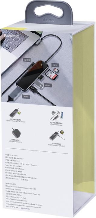 Immagine prodotto Baseus Mozzo multifunzionale serie Mirror (USB-C, 7 Porti)