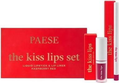 Paese Paeseset The Kiss Lips Lippenstift 05 Himbeerrot - 34ml (05 Raspberry Red)