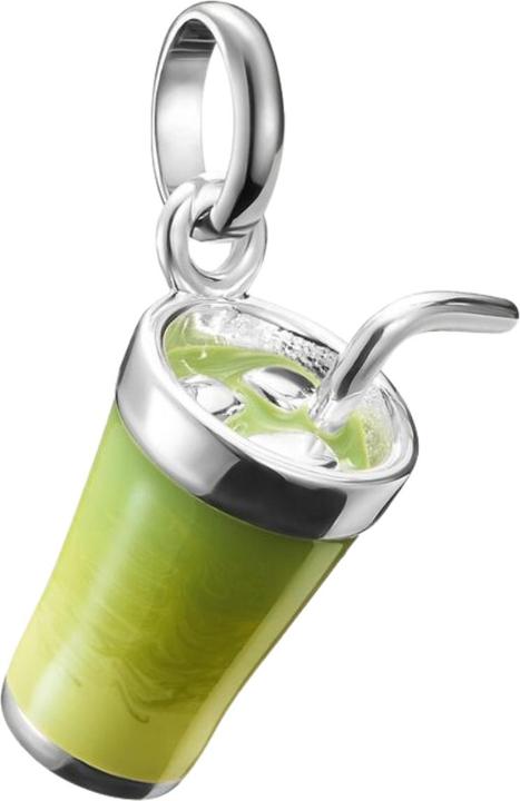 Thomas Sabo Charm-Anhänger Matcha Latte Connect Silber (Silber 925, Emaille)