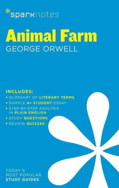 Produktbild Animal Farm Literature Guide (Englisch, George Orwell, SparkNotes, 2014)
