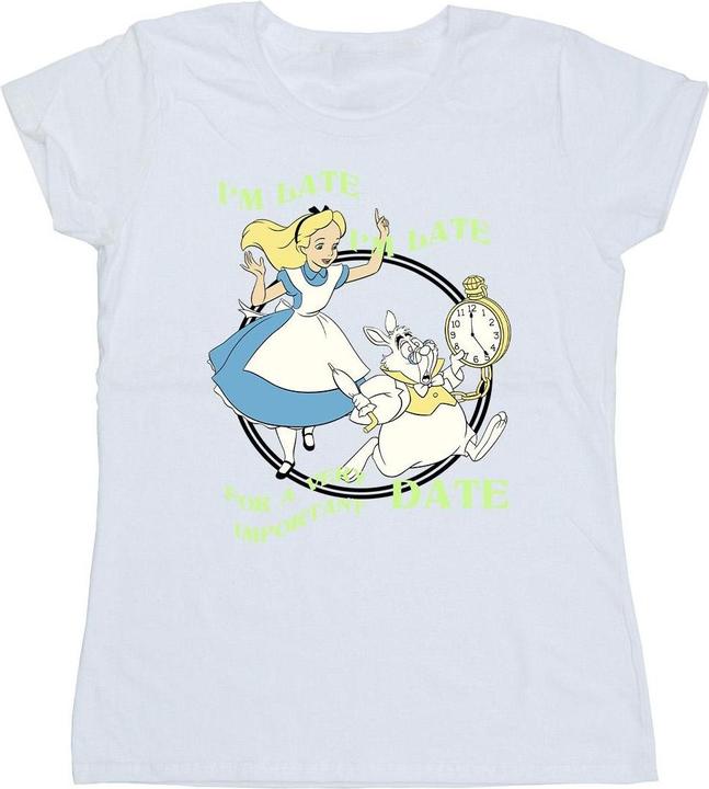 Disney Alice In Wonderland I'm Late TShirt (L)