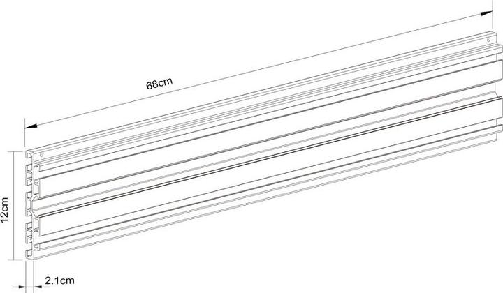 Actual product image Multibrackets single screen (Mounting- / Adapterplates)