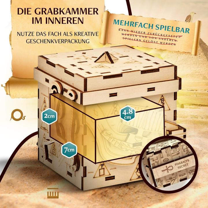 Produktbild Inscape Pharao's Secret - Rätselbox (Deutsch, Französisch, Italienisch, Englisch)