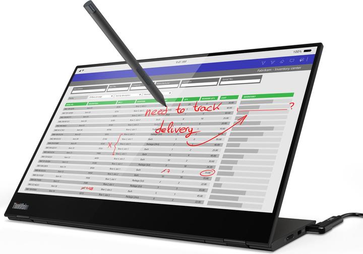 Produktbild Lenovo ThinkVision M14t (1920 x 1080 Pixel, 14")