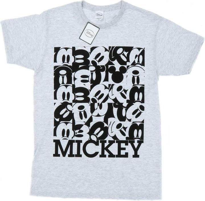 Actual product image Disney Mens Mickey Mouse Grid T-Shirt (M)