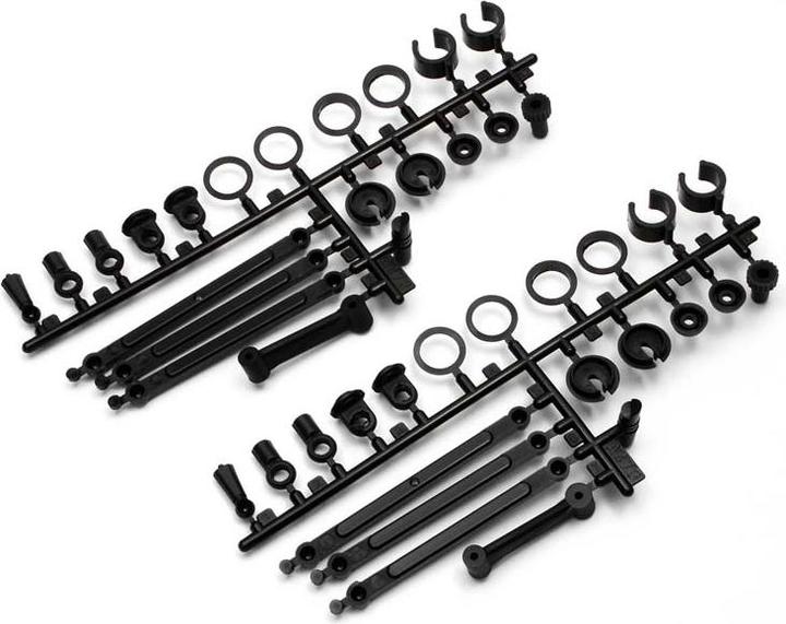 Actual product image HPI Shock Absorber Parts Upper Arm Set Nitro RS4 MT