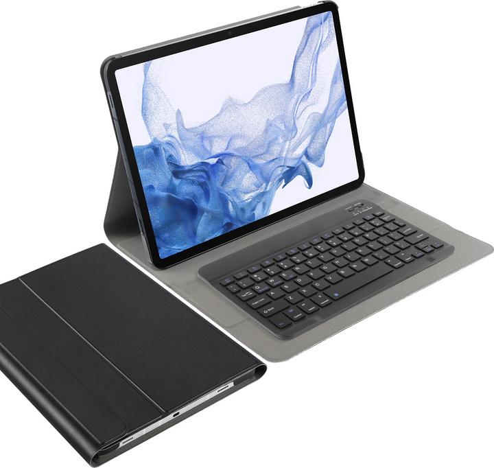 Produktbild Cazy Tastatur Hülle Kompatibel mit Samsung Galaxy Tab S8+ - Schutz Etui mit magnetisch Abnehmbarer (Eng. Int., Galaxy Tab S8+)