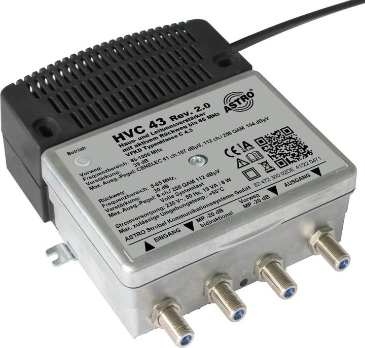 Produktbild Astro Breitbandverstärker HVC 43