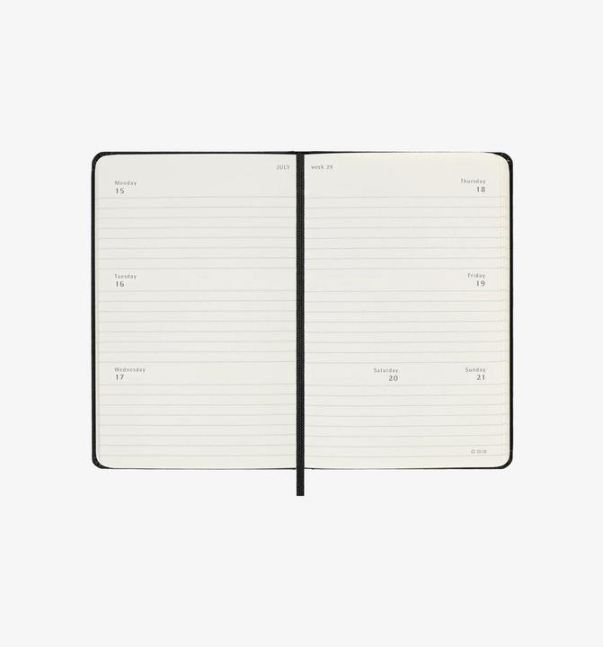 Actual product image Moleskine Business Agenda Hard Cover Weekly (13 x 21 cm, English)