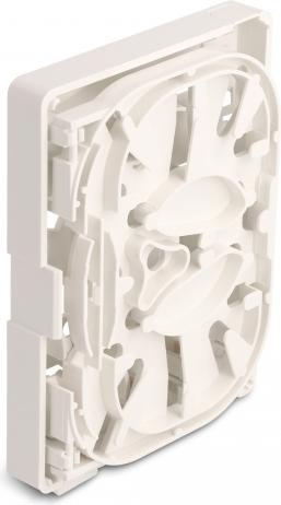 Actual product image Delock FO wall mount junction box for 2 x SC Simplex or LC Duplex white (Splice box)