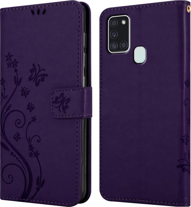 Image du produit Cadorabo Couverture du livre de fleurs (Samsung Galaxy A21s)