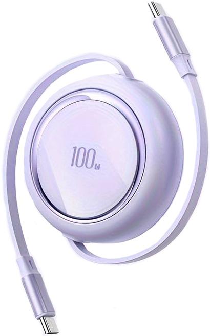 Immagine prodotto PhoneLook Cavo retrattile USB-C di doppio tipo con ricarica rapida QC3.0 100W t (USB 3.0)