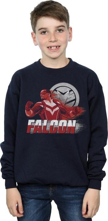 Produktbild The Falcon And The Winter Soldier Falcon Red Fury Sweatshirt Jungen (152, 158)