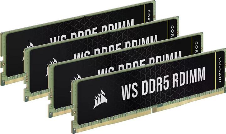 Actual product image Corsair DDR5, 5600MT/s 128GB 4x32GB RDIMM, Hynix Die, Dual Rank, 40-40-40-77, AMD EXPO & Intel XMP 3.0, WS D (4 x 32GB, 5600 MHz, DDR5 RAM, R-DIMM)