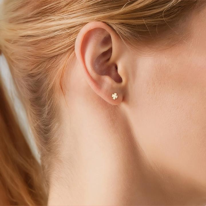 Immagine prodotto Glanzstücke München Orecchini da donna con quadrifoglio in argento - 34574 (Argento)