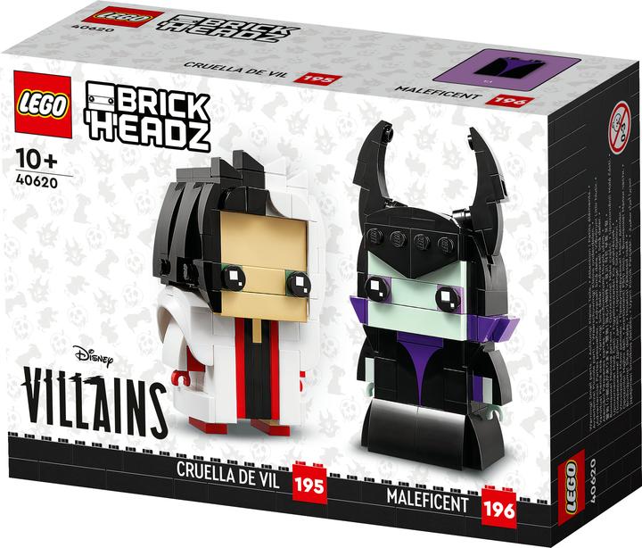 Produktbild LEGO Cruella und Maleficent (40620, LEGO Brickheadz)