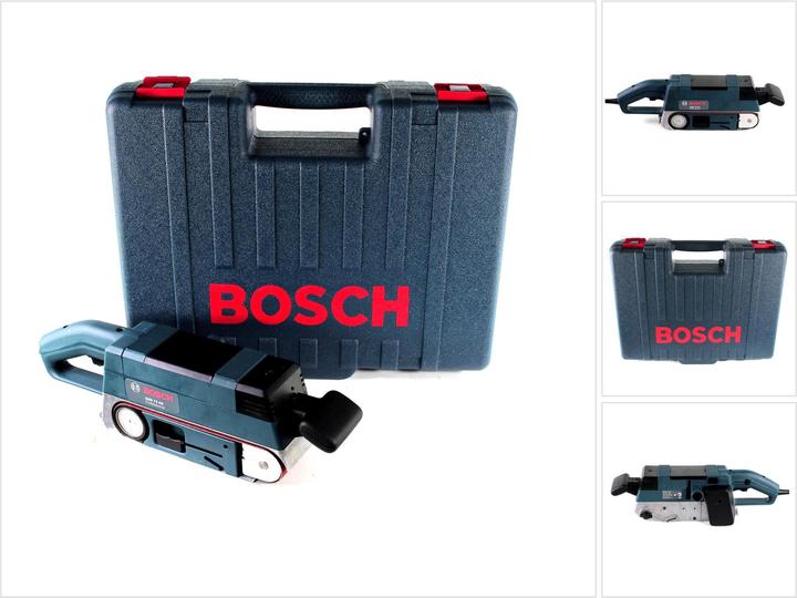 Actual product image Bosch Professional Belt sander GBS 75 AE, with case, fabric sanding belt, dust bag, graphite plate (Belt sanders, 750 W)
