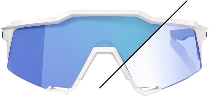Produktbild 100% SPEEDCRAFT SL LE - Bastille (Weiss, Blue Mirror)